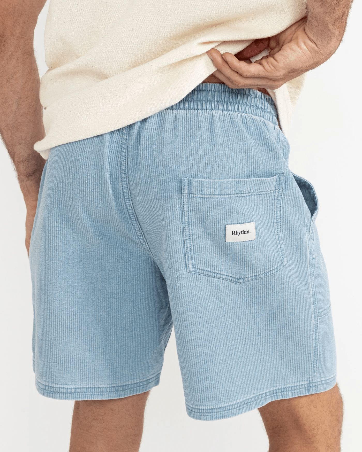 Rhythm Mens Rhythm Textured Wale Jam - Indigo Rhythm Textured Wale Jam - Indigo Splash Swimwear Mens