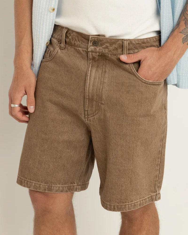 Rhythm Mens Subtle Denim Short - Chai Rhythm Subtle Denim Short - Chai Splash Swimwear