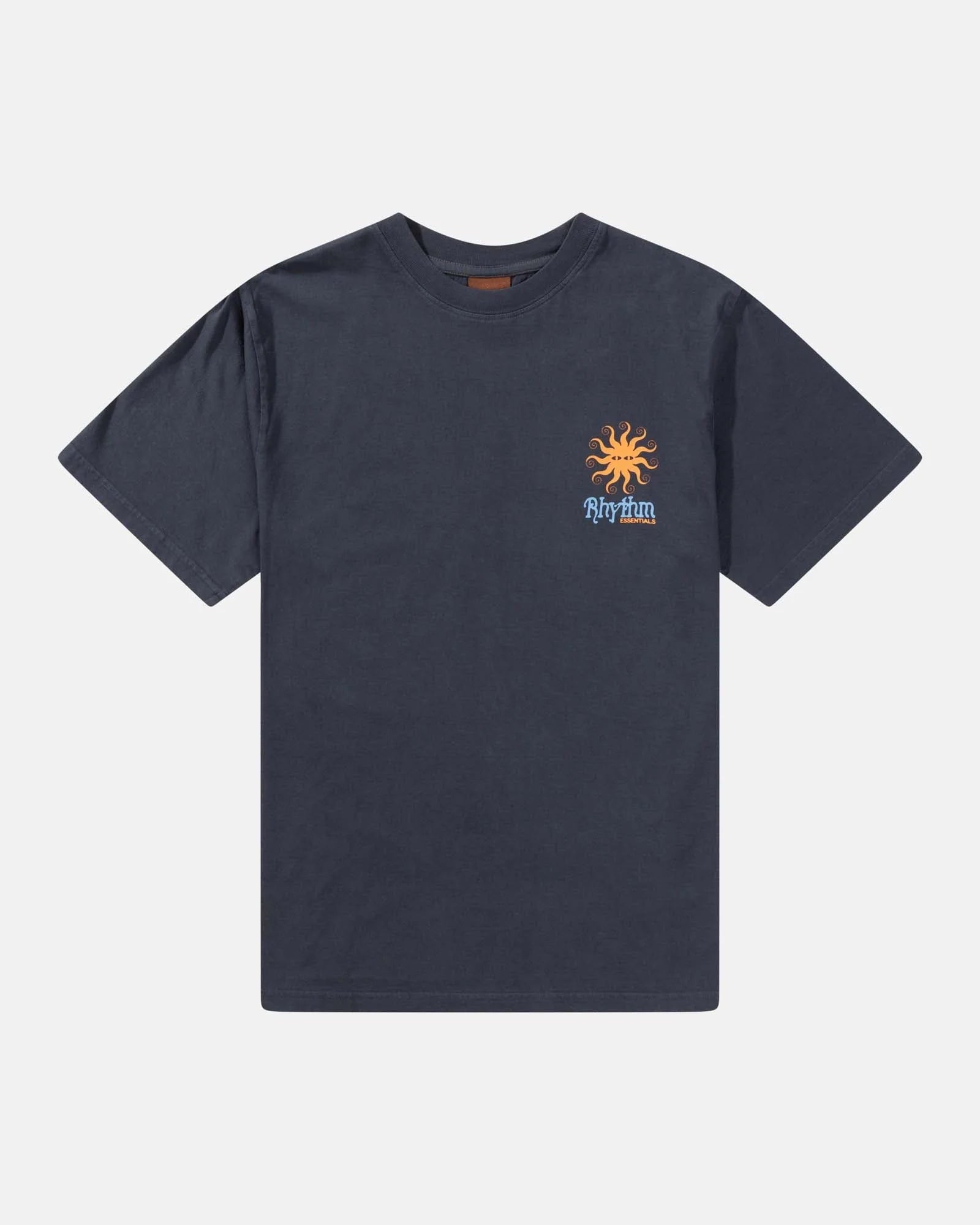 Rhythm Mens Sun Vintage Short Sleeve T-Shirt - Navy Rhythm Sun Vintage Short Sleeve T-Shirt - Navy Splash Swimwear Mens Clothing