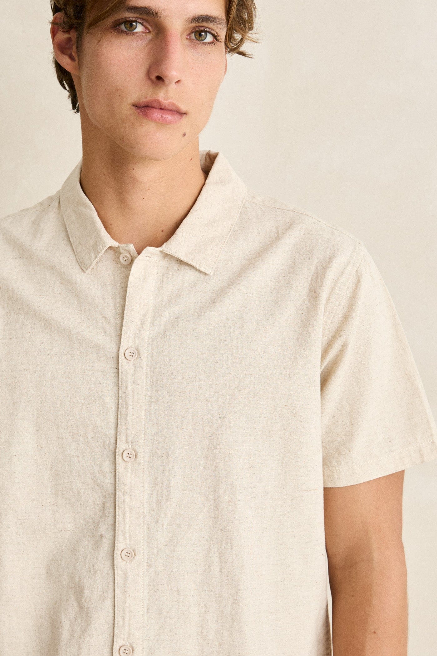 Rhythm Rhythm Classic Linen SS Shirt Classic Linen SS Shirt | Rhythm Splash Swimwear Tops
