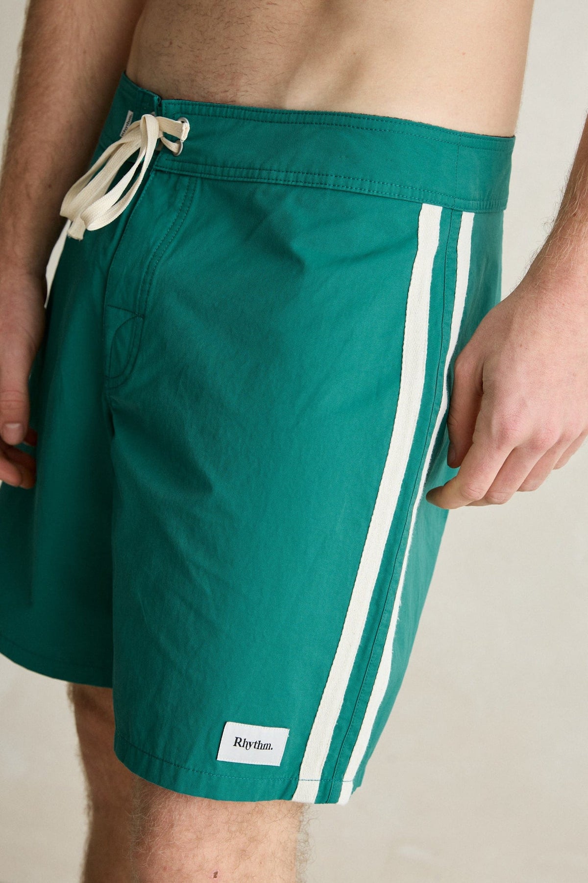 Rhythm Rhythm Heritage Trunk - Teal Rhythm Heritage Trunk - Teal Splash Swimwear Trunk
