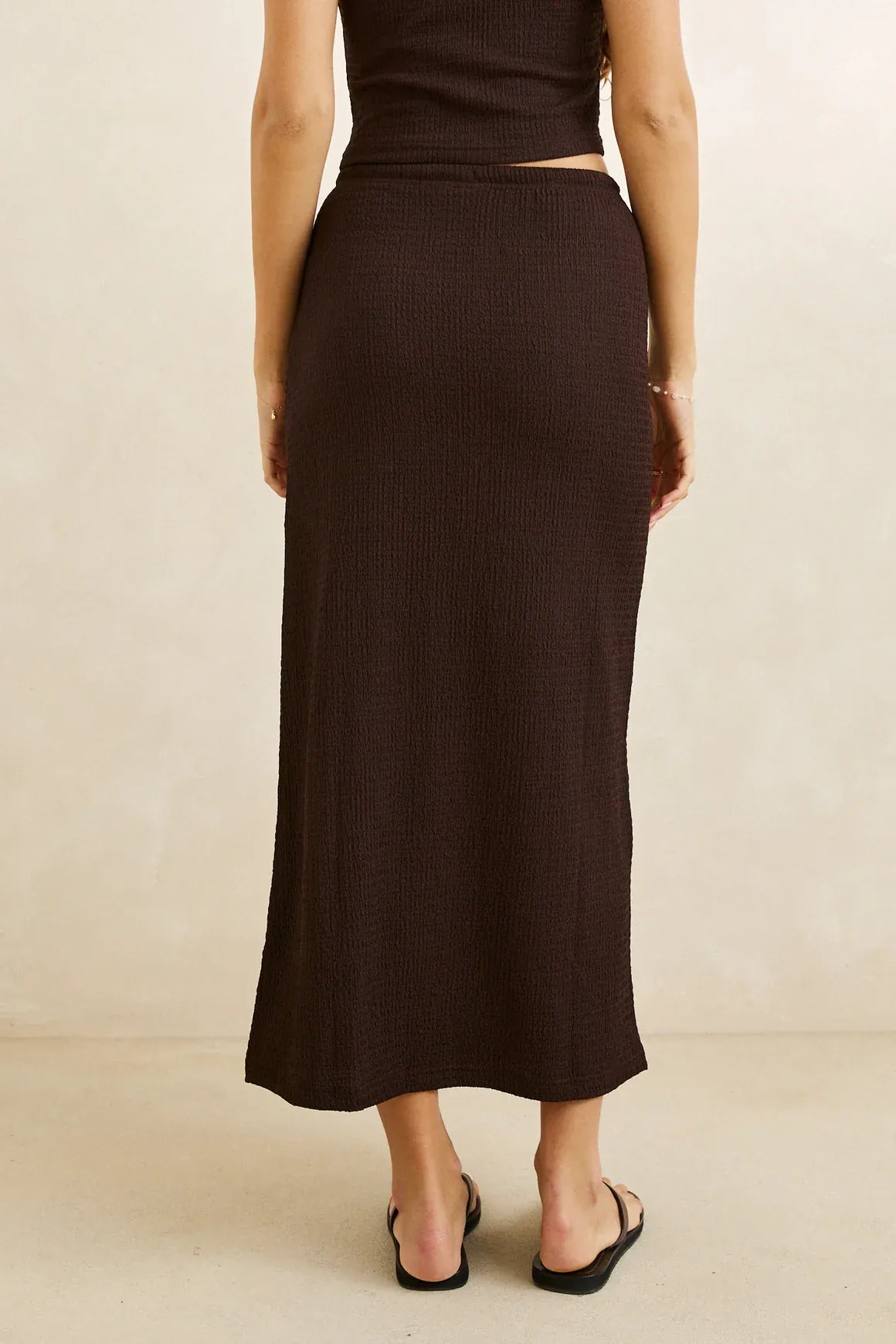 Rhythm Rhythm Women's Indie Maxi Skirt — Chocolate Rhythm Women's Indie Maxi Skirt — Chocolate Splash Swimwear Skirts