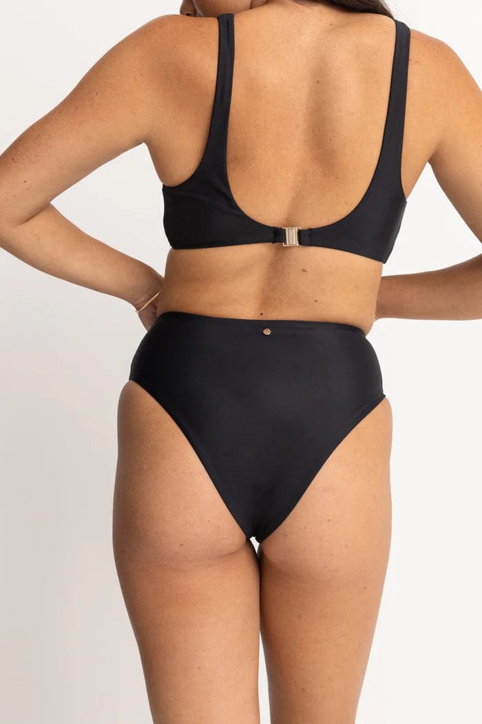 Rhythm Womens Bikini Bottoms Classic Hi Waist Pant Rhythm Classic Hi Waist Pant