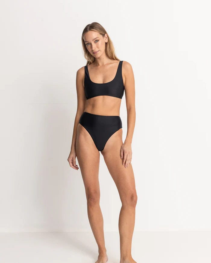 Rhythm Womens Bikini Bottoms Classic Hi Waist Pant Rhythm Classic Hi Waist Pant