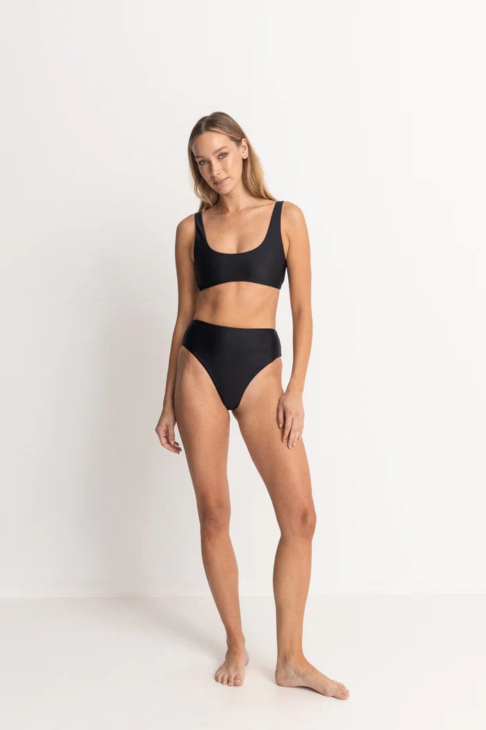 Rhythm Womens Bikini Bottoms Classic Hi Waist Pant Rhythm Classic Hi Waist Pant