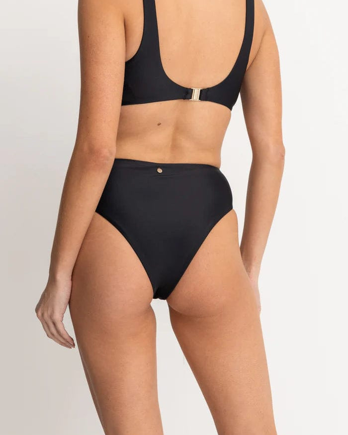 Rhythm Womens Bikini Bottoms Classic Hi Waist Pant Rhythm Classic Hi Waist Pant