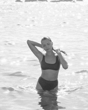 Rhythm Womens Bikini Bottoms Classic Hi Waist Pant Rhythm Classic Hi Waist Pant