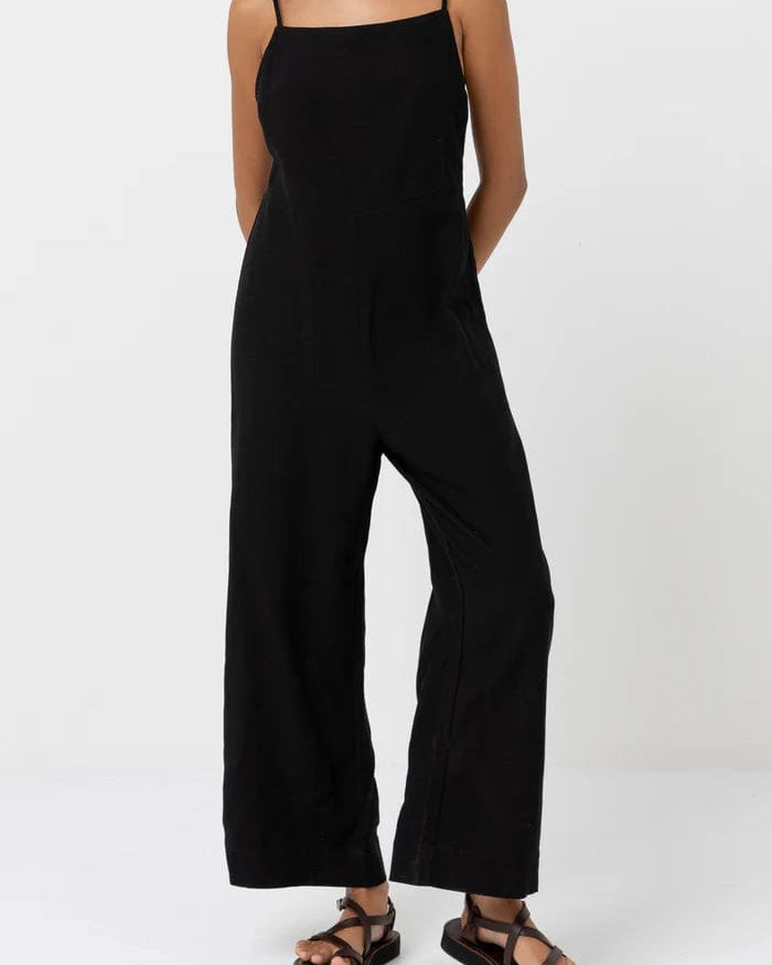 Rhythm Womens Playsuits & Jumpsuits CL22W-JS01 Black / 6/XS Classic Jumpsuit Rhythm Classic Jumpsuit