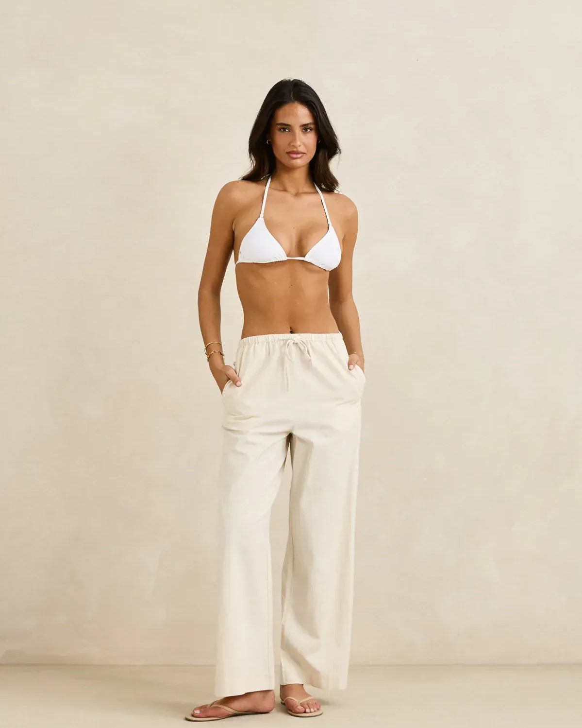 Rhythm Womens Rhythm Classic Drawstring Pant - Oak Rhythm Classic Drawstring Pant - Oak Splash Swimwear Womens Pants