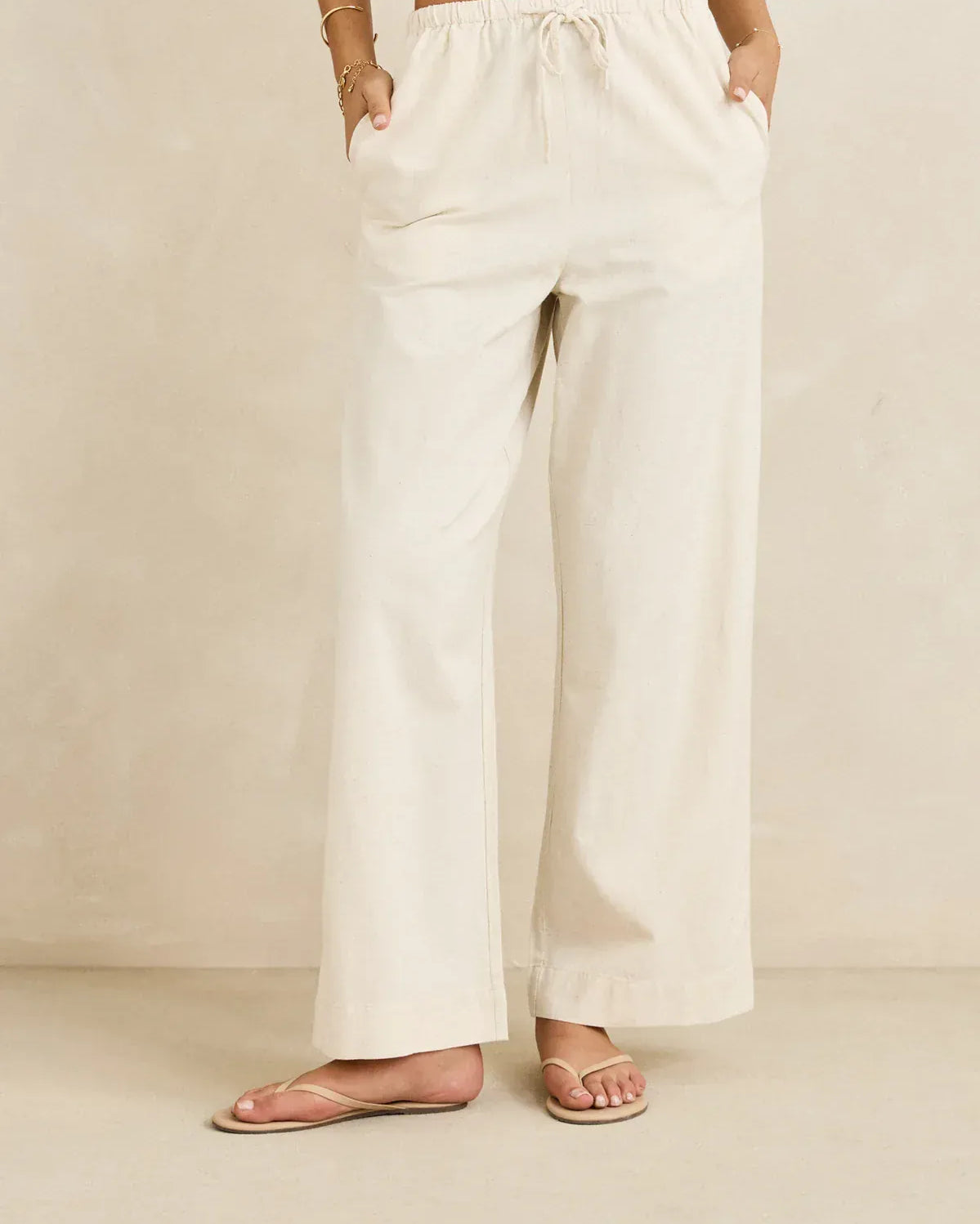 Rhythm Womens Rhythm Classic Drawstring Pant - Oak Rhythm Classic Drawstring Pant - Oak Splash Swimwear Womens Pants