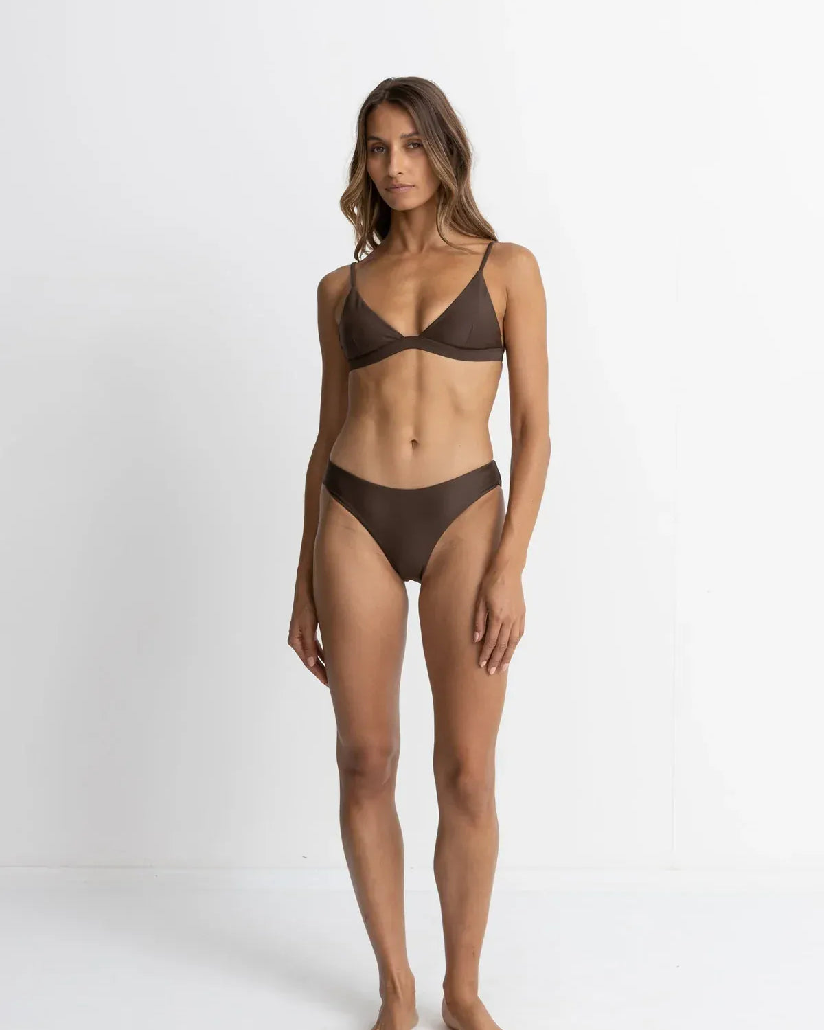 Rhythm Womens Rhythm Classic Holiday Pant 99480341018841 Rhythm Classic Holiday Pant Splash Swimwear Bikini Bottoms Chocolate / AU10/US6 9360397095500