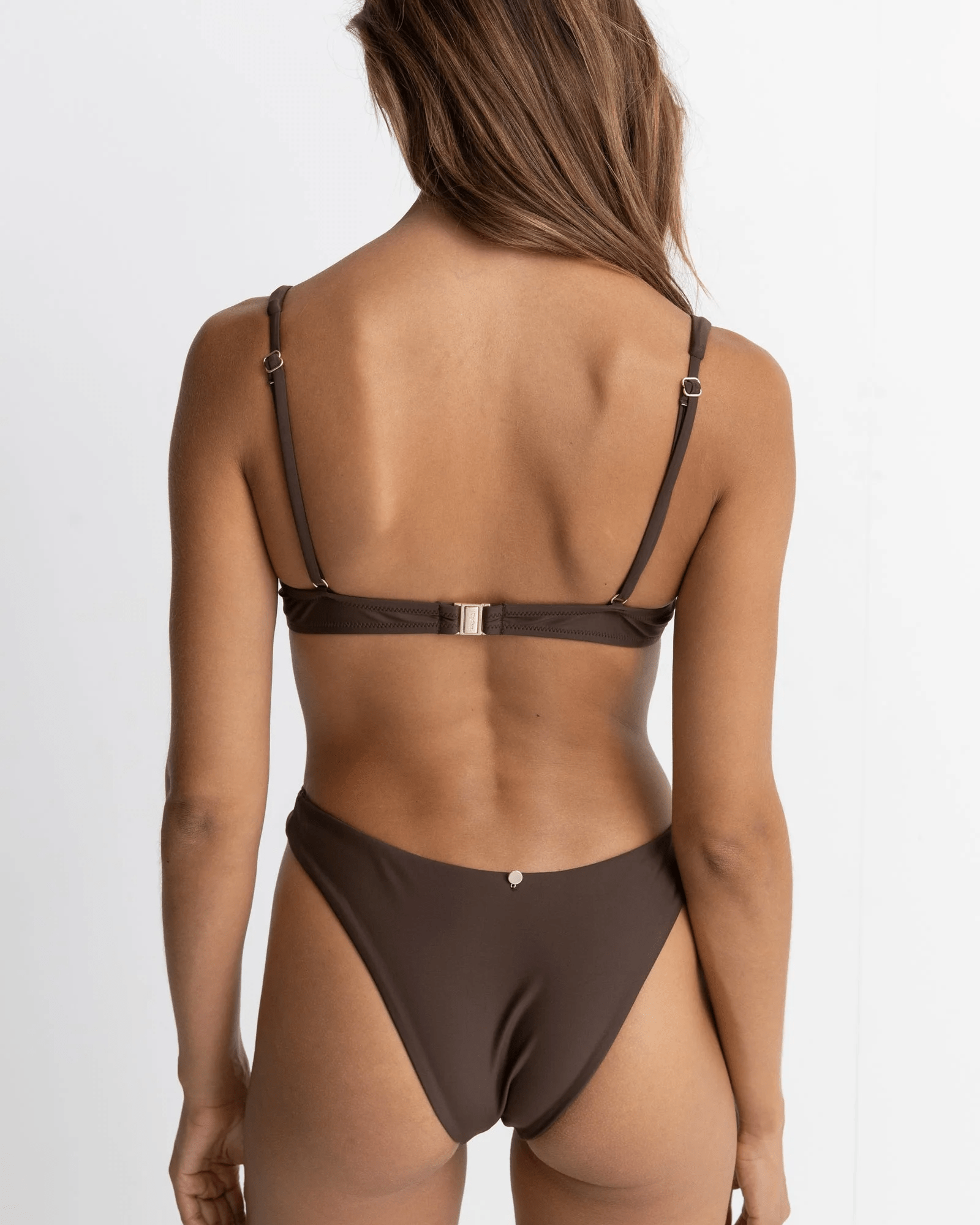 Rhythm Womens Rhythm Classic Underwire Top- Chocolate Rhythm Classic Underwire Top- Chocolate Splash Swimwear Dresses