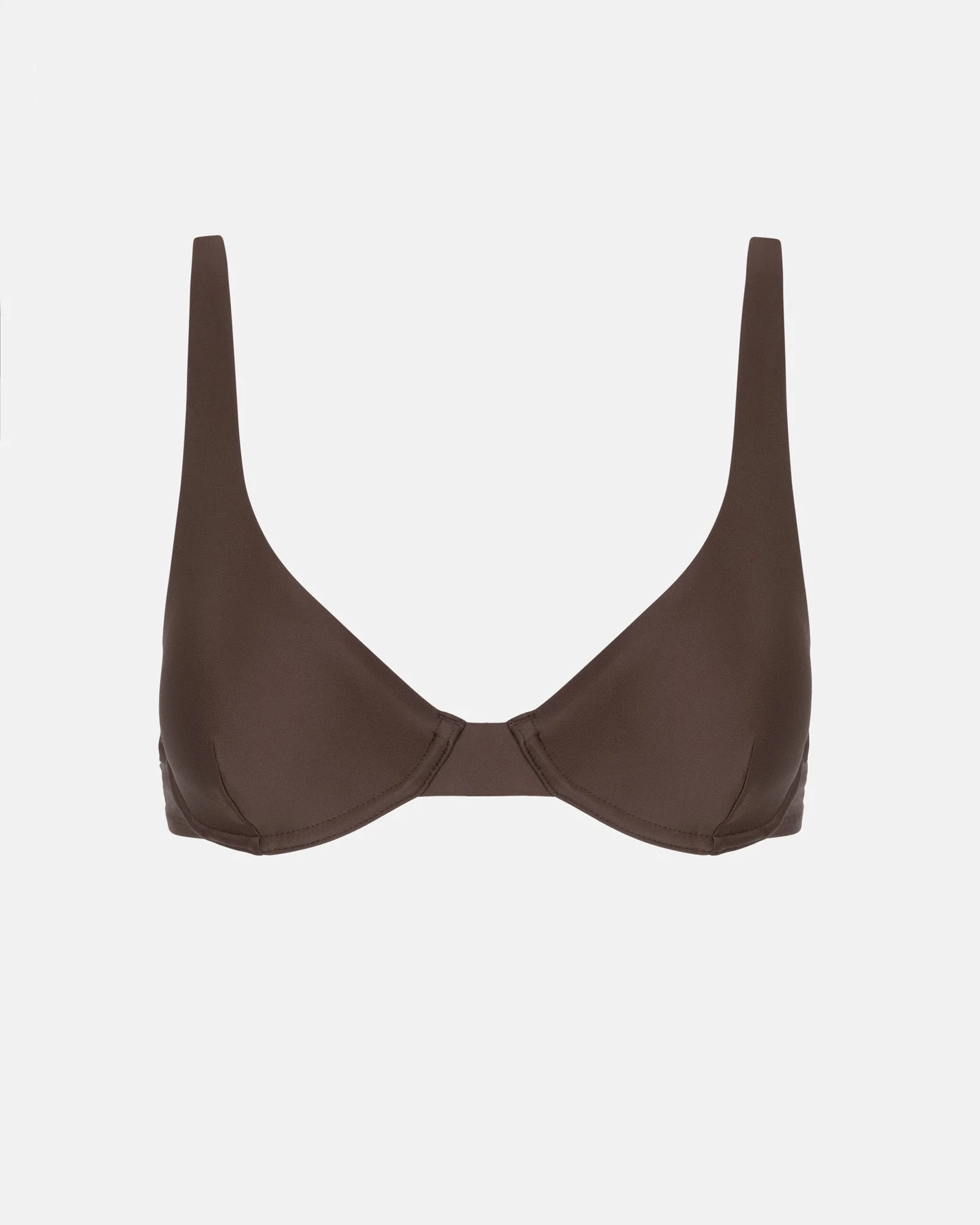 Rhythm Womens Rhythm Classic Underwire Top- Chocolate Rhythm Classic Underwire Top- Chocolate Splash Swimwear Dresses