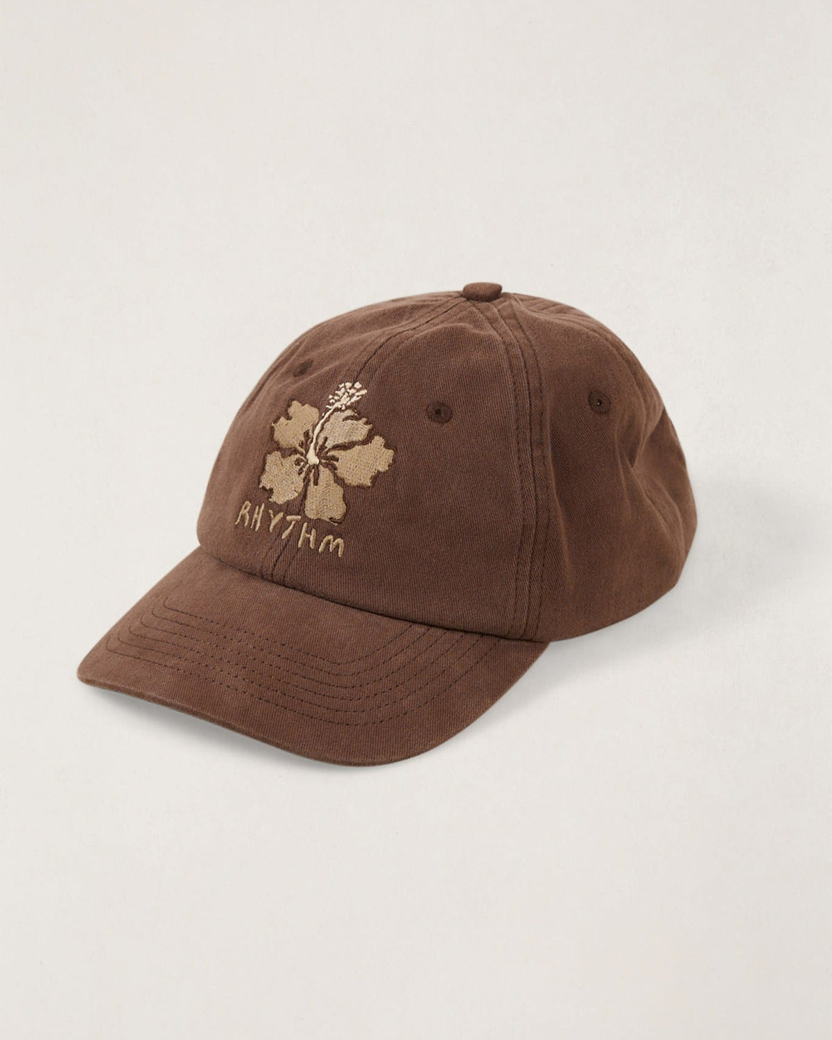 Rhythm Womens Rhythm Koko Floral Cap - Chocolate 1026W-HW01-CHO Rhythm Koko Floral Cap Chocolate Splash Swimwear cap One Size 9360397487206