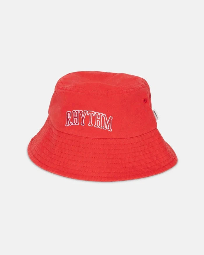 Rhythm Womens Rhythm Leilani Bucket Hat - Cherry 0725W-HW04-CHE Rhythm Leilani Bucket Hat - Cherry Splash Swimwear Hats OS