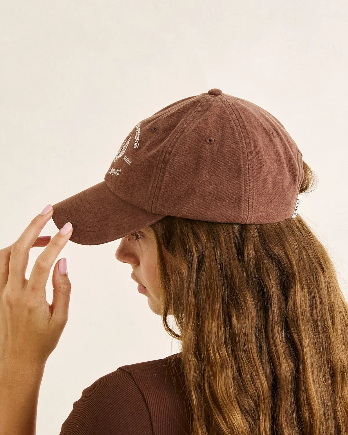 Rhythm Womens Rhythm Sandy Beach Cap - Chocolate 0726W-HW02-CHO Rhythm Sandy Beach Cap - Chocolate Splash Swimwear cap Chocolate / One size 9360397454260