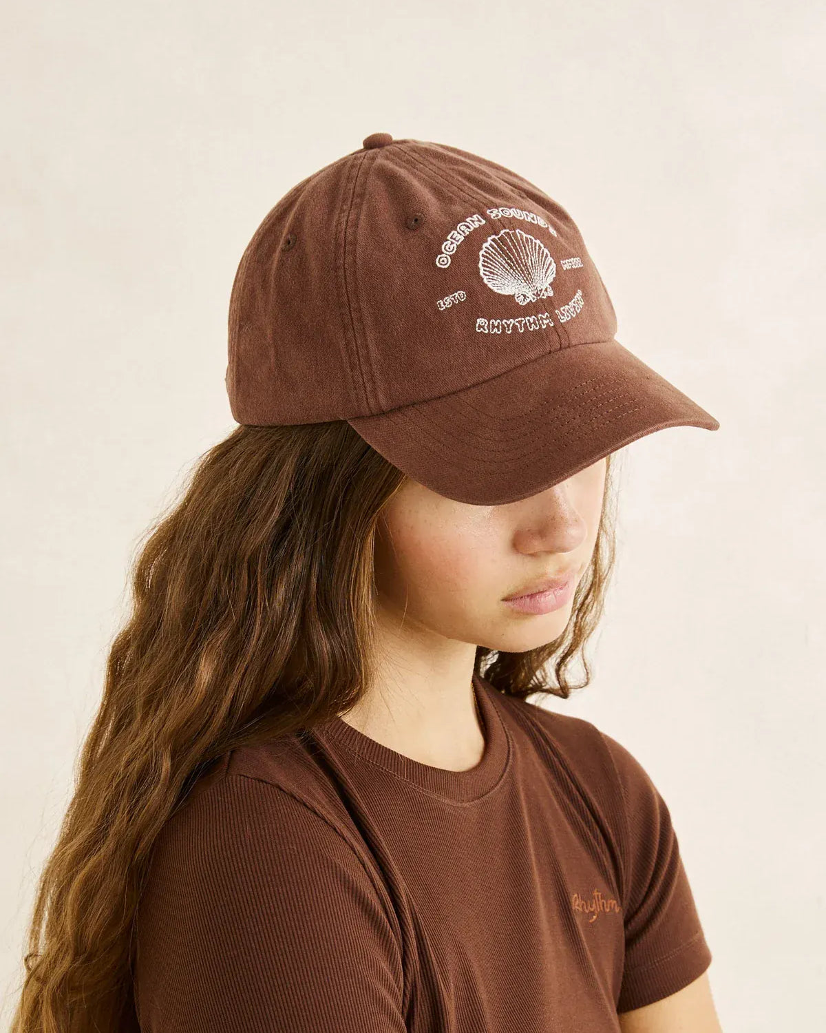 Rhythm Womens Rhythm Sandy Beach Cap - Chocolate 0726W-HW02-CHO Rhythm Sandy Beach Cap - Chocolate Splash Swimwear cap Chocolate / One size 9360397454260