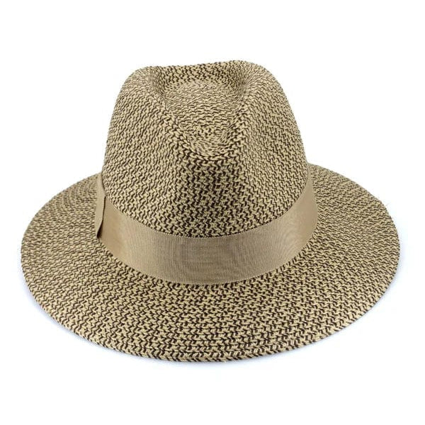 Rigon Headwear Beau Fedora TM95 Tina M Beau Fedora Splash Swimwear Hats French Beige / M/L 9328897042165