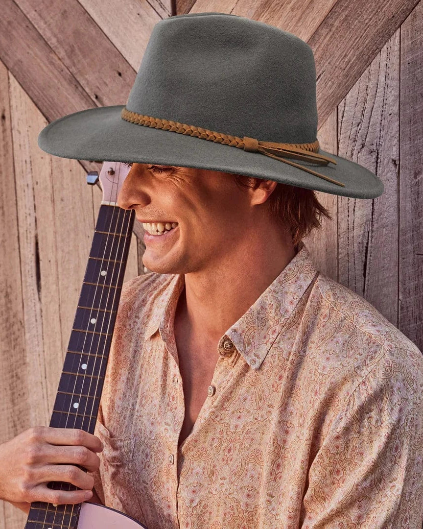 Rigon Headwear Blake Felt Fedora Hat Blake Felt Fedora Hat Splash Swimwear Hats