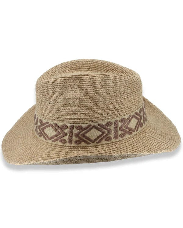 Rigon Headwear Cabo Cowboy Hat - Natural/All Spice TM592A Tina M Cabo Cowboy Hat - Natural/All Spice Splash Swimwear Hats M/L (58cm) 9328897041588