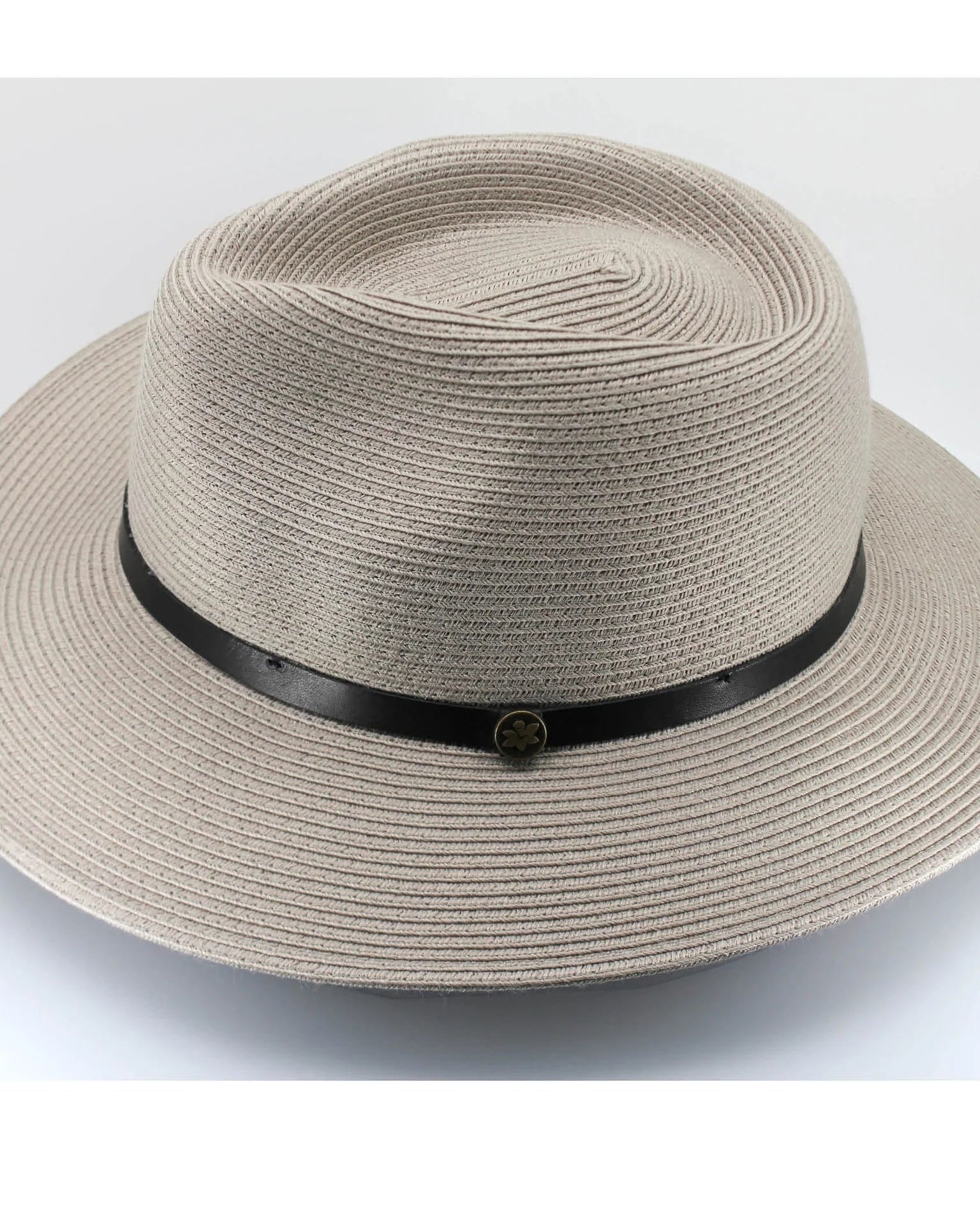 Rigon Headwear Cancer Council Cafe Darby Fedora Splash Swimwear Hats Stone / S/M (56cm) 1000018666
