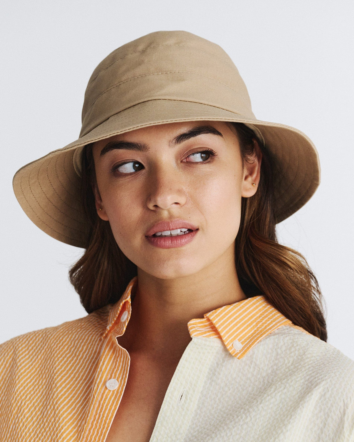 Rigon Headwear Cancer Council Golf Bucket Hat RL76 Cancer Council Golf Bucket Hat Splash Swimwear Beige / M/L (58cm) 9328897089542