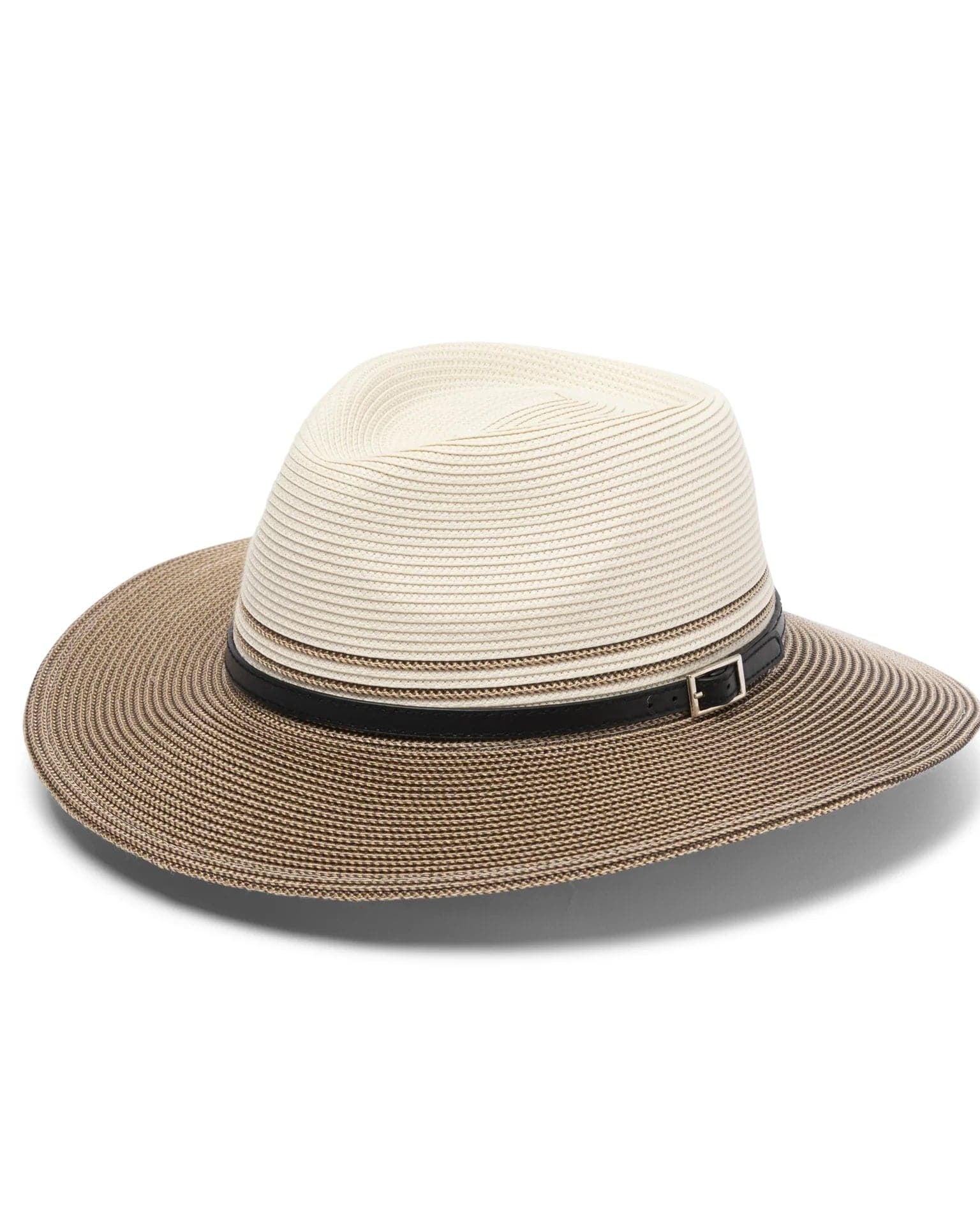 Rigon Headwear Cancer Council Heritage Town & Country BD146 Splash Swimwear Hats Ivory/Chocolate / M/L (58cm) 9328897031824