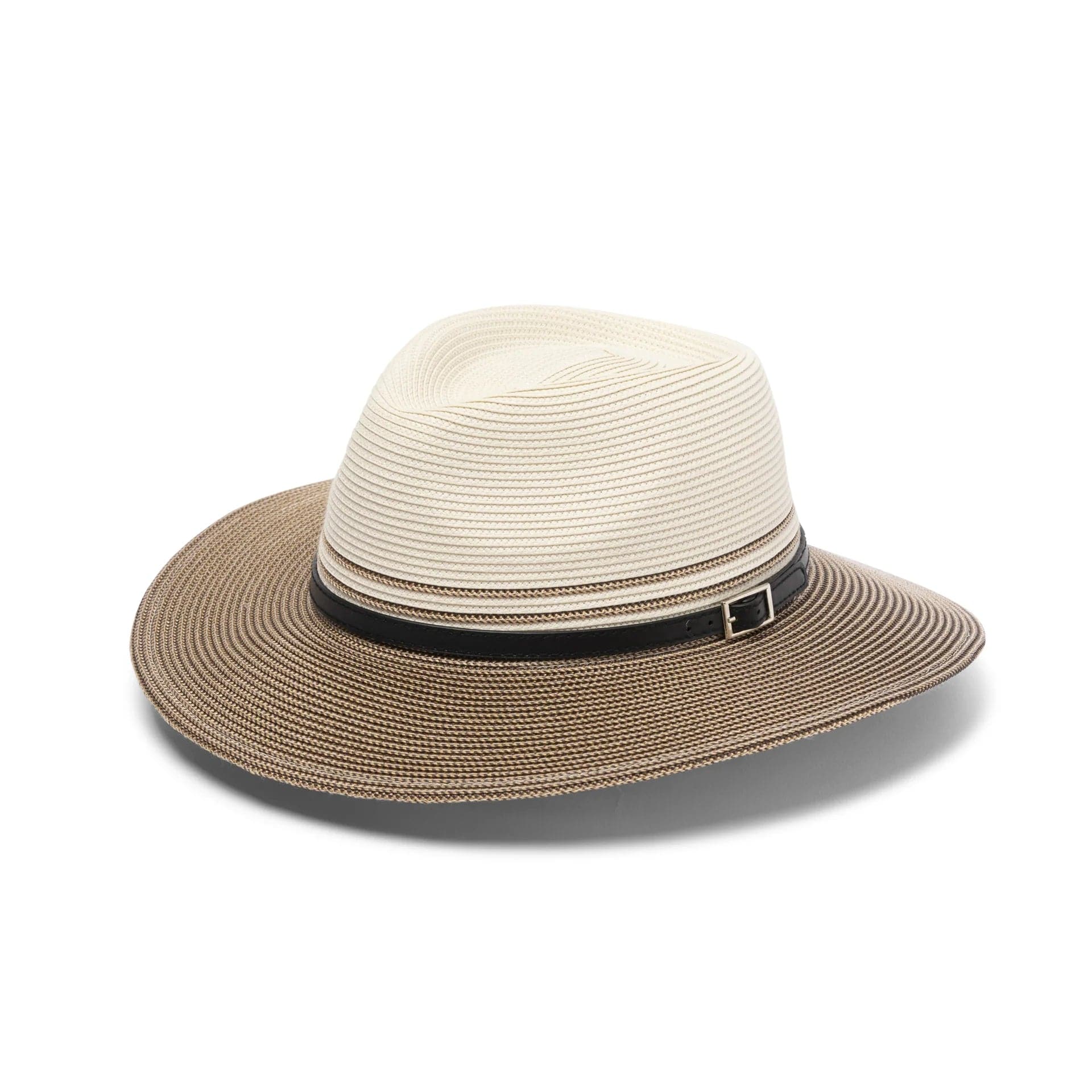 Rigon Headwear Cancer Council Heritage Town & Country BD146 Splash Swimwear Hats Ivory/Chocolate / M/L (58cm) 9328897031824