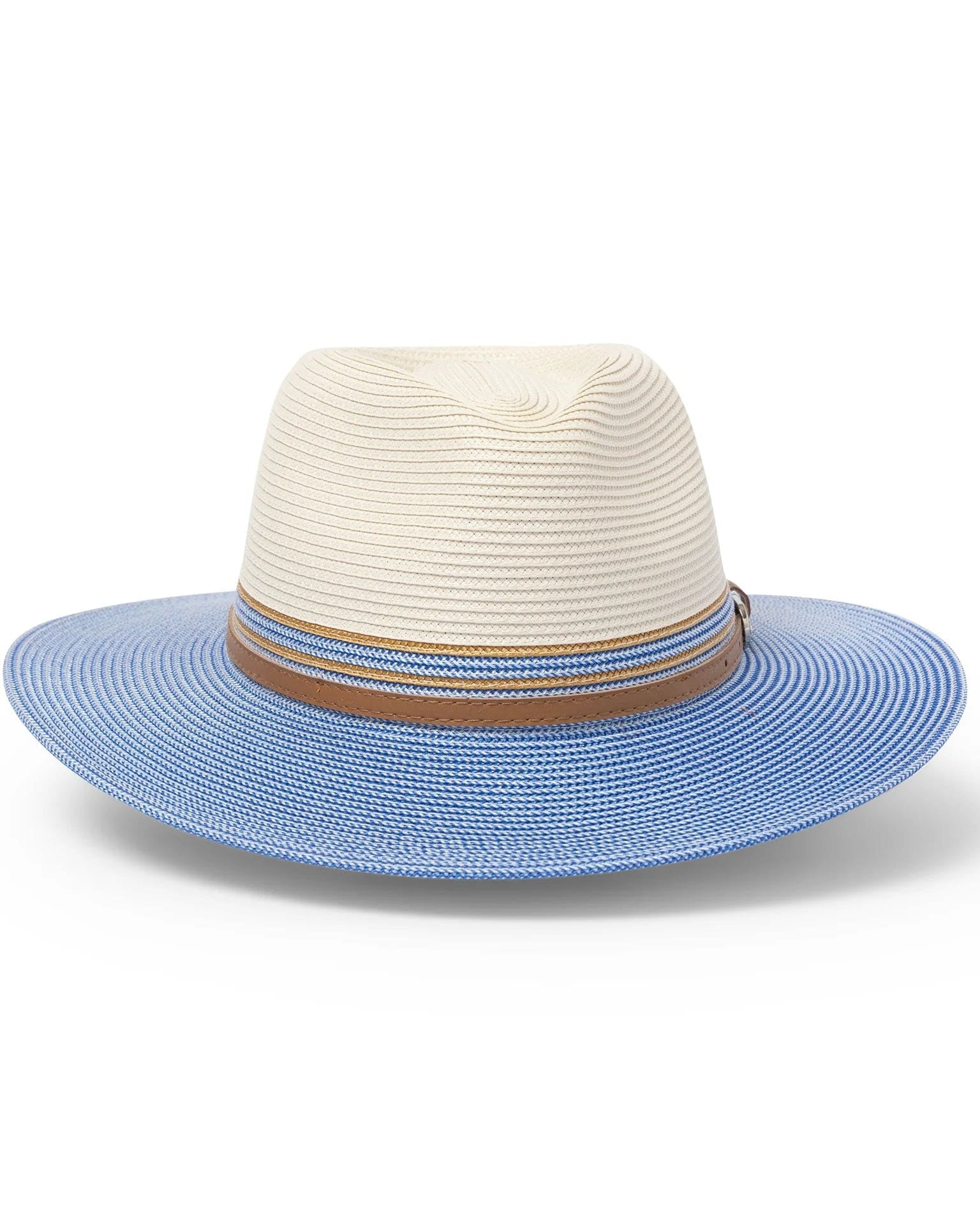 Rigon Headwear Cancer Council Heritage Town & Country BD146 Splash Swimwear Hats Ivory/ Ice Blue* / M/L (58cm) 9328897088859