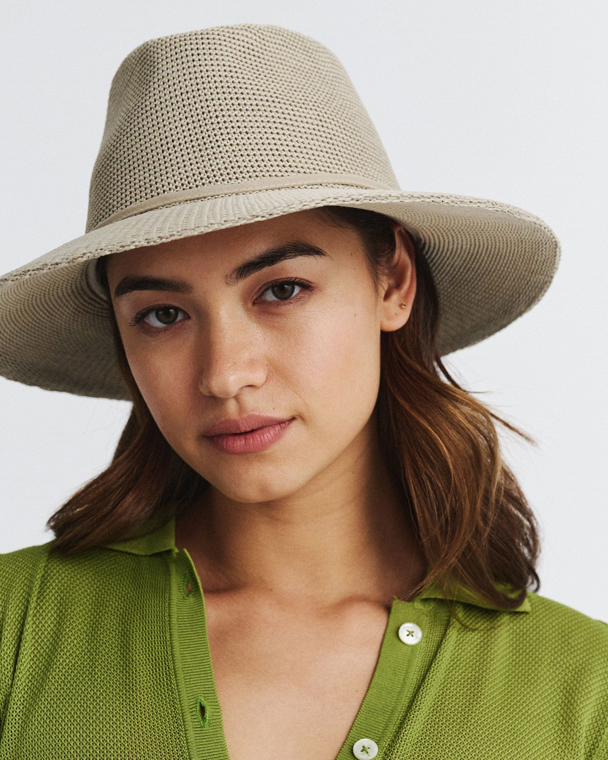 Rigon Headwear Cancer Council Jacqui Mannish Fedora RL73 Cancer Council Jacqui Mannish Fedora Splash Swimwear Hats Stone / M/L (58cm) 9328897031725