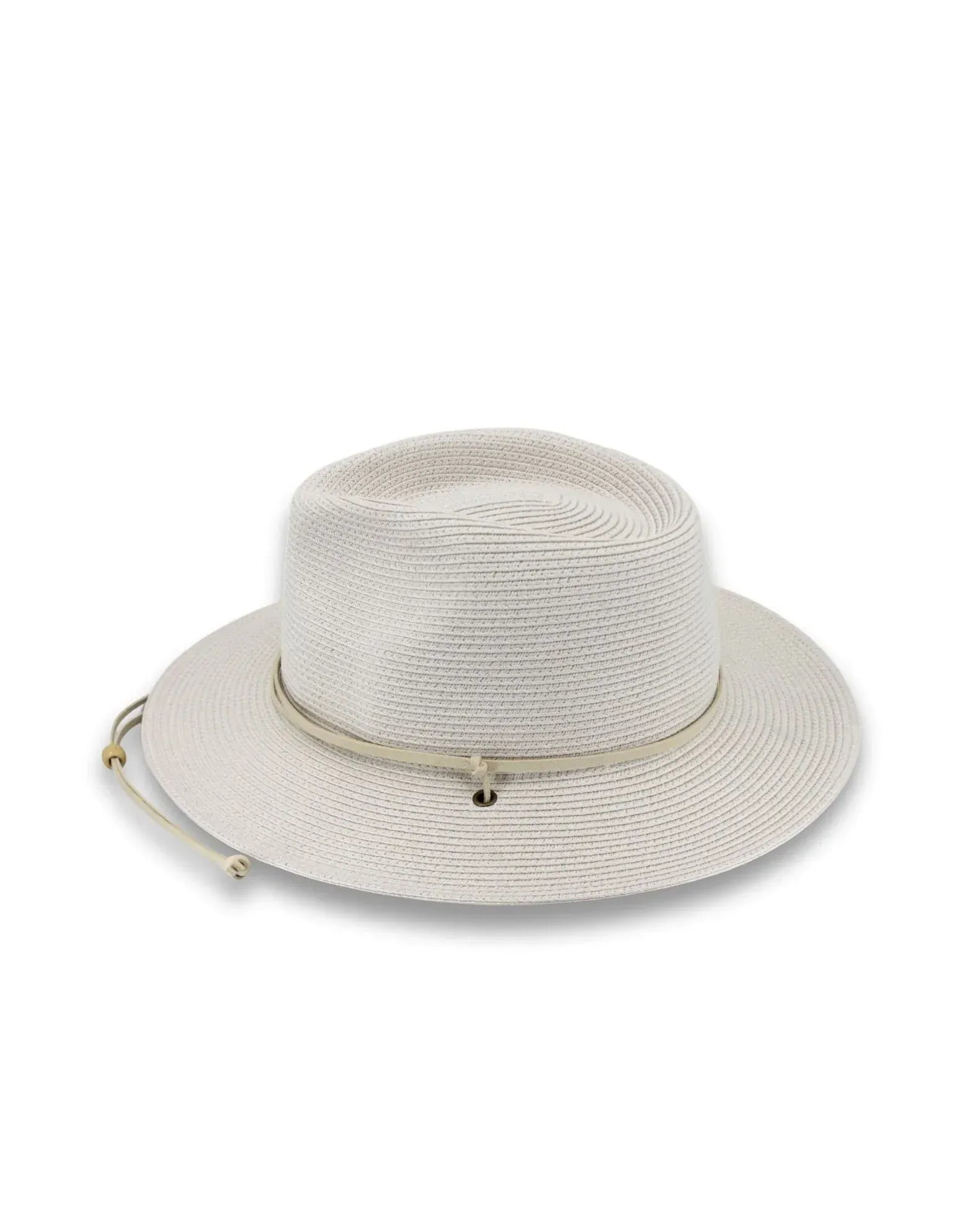 Rigon Headwear Cancer Council Jody Fedora PL414 Cancer Council Jody Fedora Splash Swimwear Hats Ivory / M/L (58 cm) 9328897045173