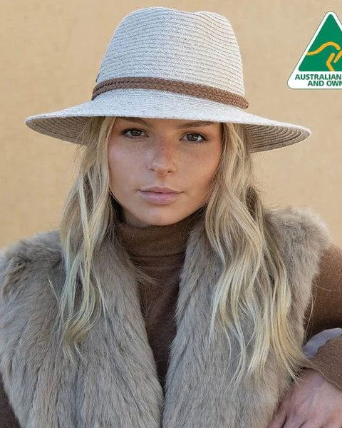 Rigon Headwear Keith Fedora - Sand Evoke Headwear Keith Fedora - Sand Splash Swimwear Hats