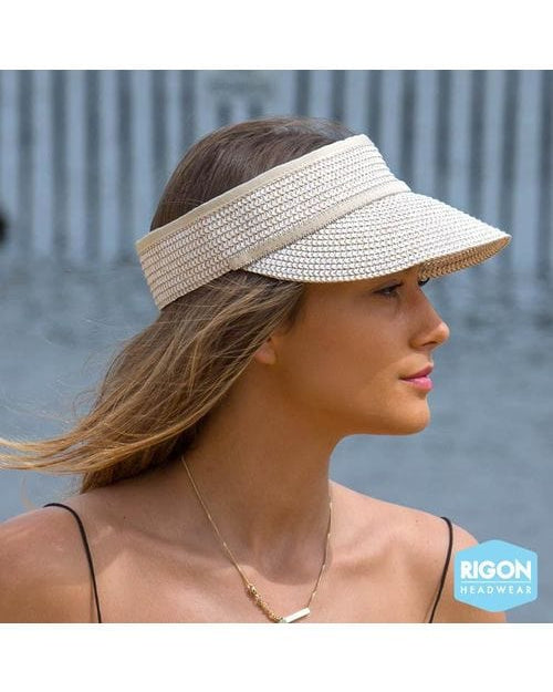 Rigon Headwear Hats RL285 M/L / NATURAL Melody Visor Hat
