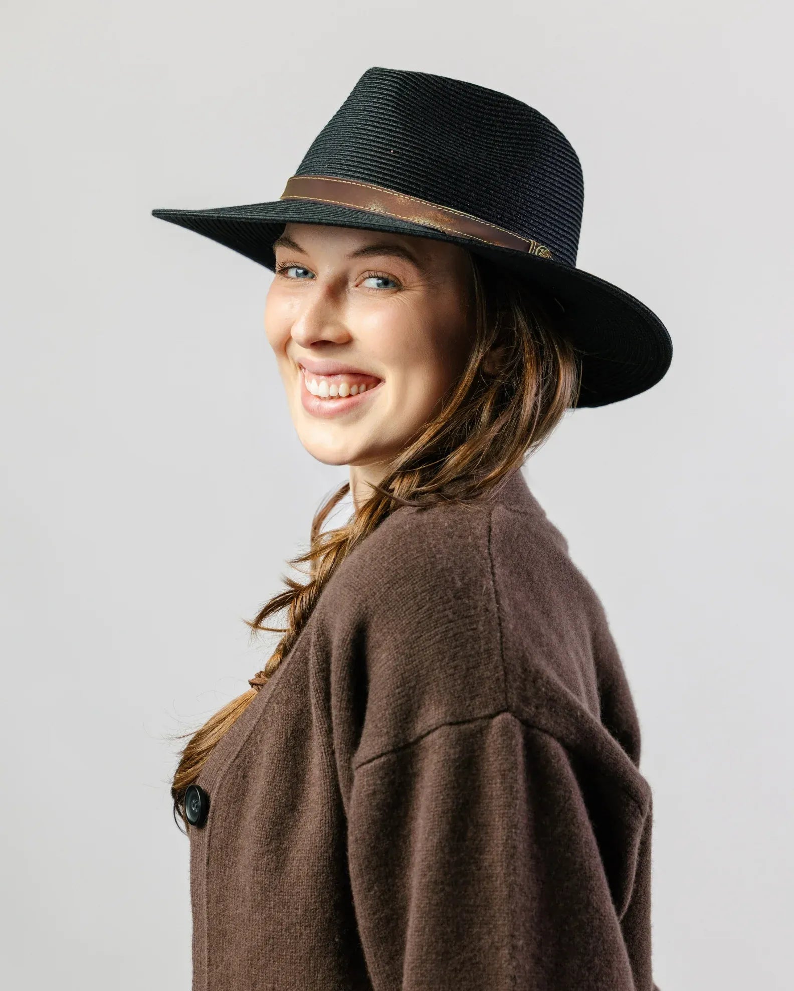 Rigon Headwear Morgan Fedora Rigon Headwear Francesca Sou'Wester Hat - Ivory Splash Swimwear Hats