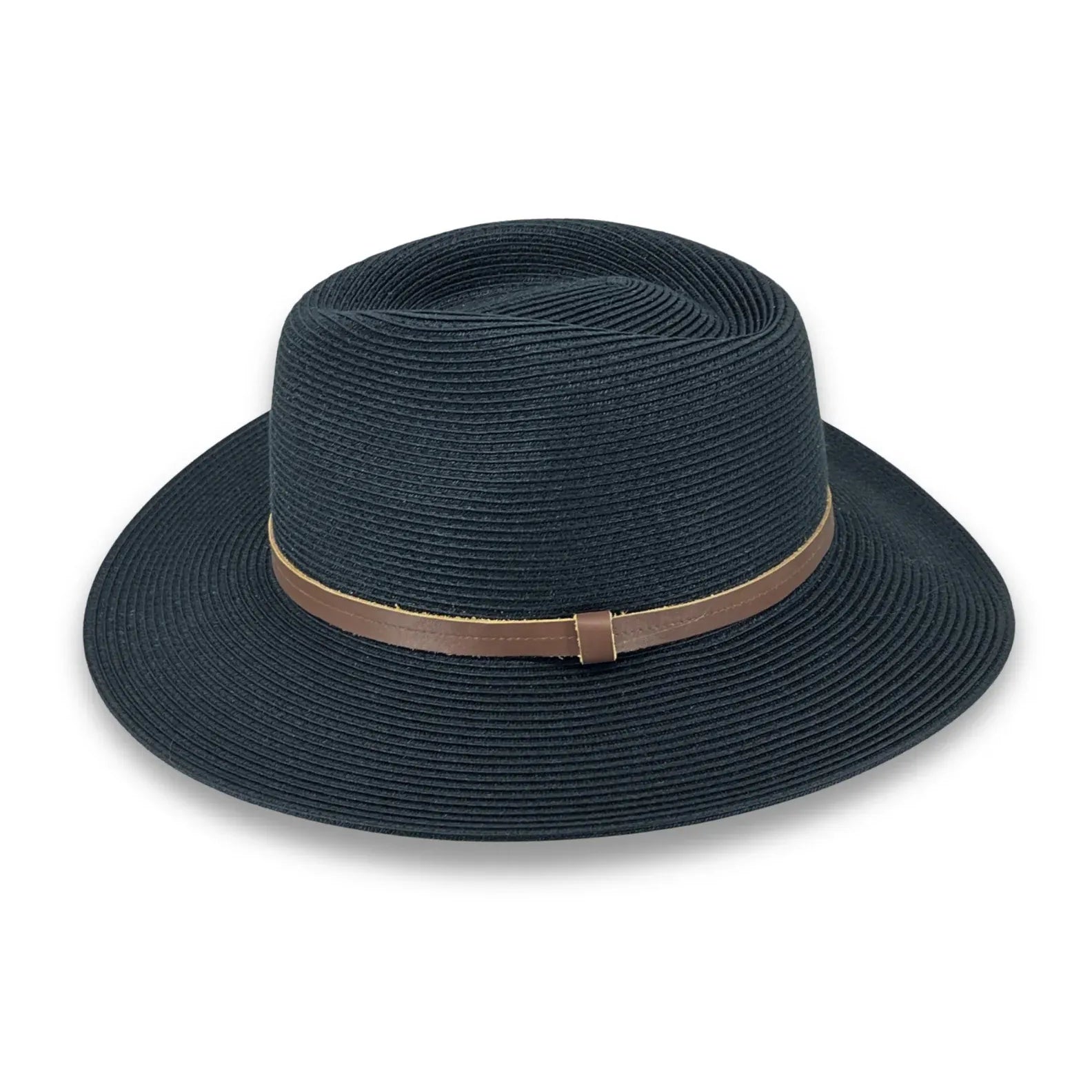 Rigon Headwear Morgan Fedora Rigon Headwear Francesca Sou'Wester Hat - Ivory Splash Swimwear Hats Black / M/L (58 cm)