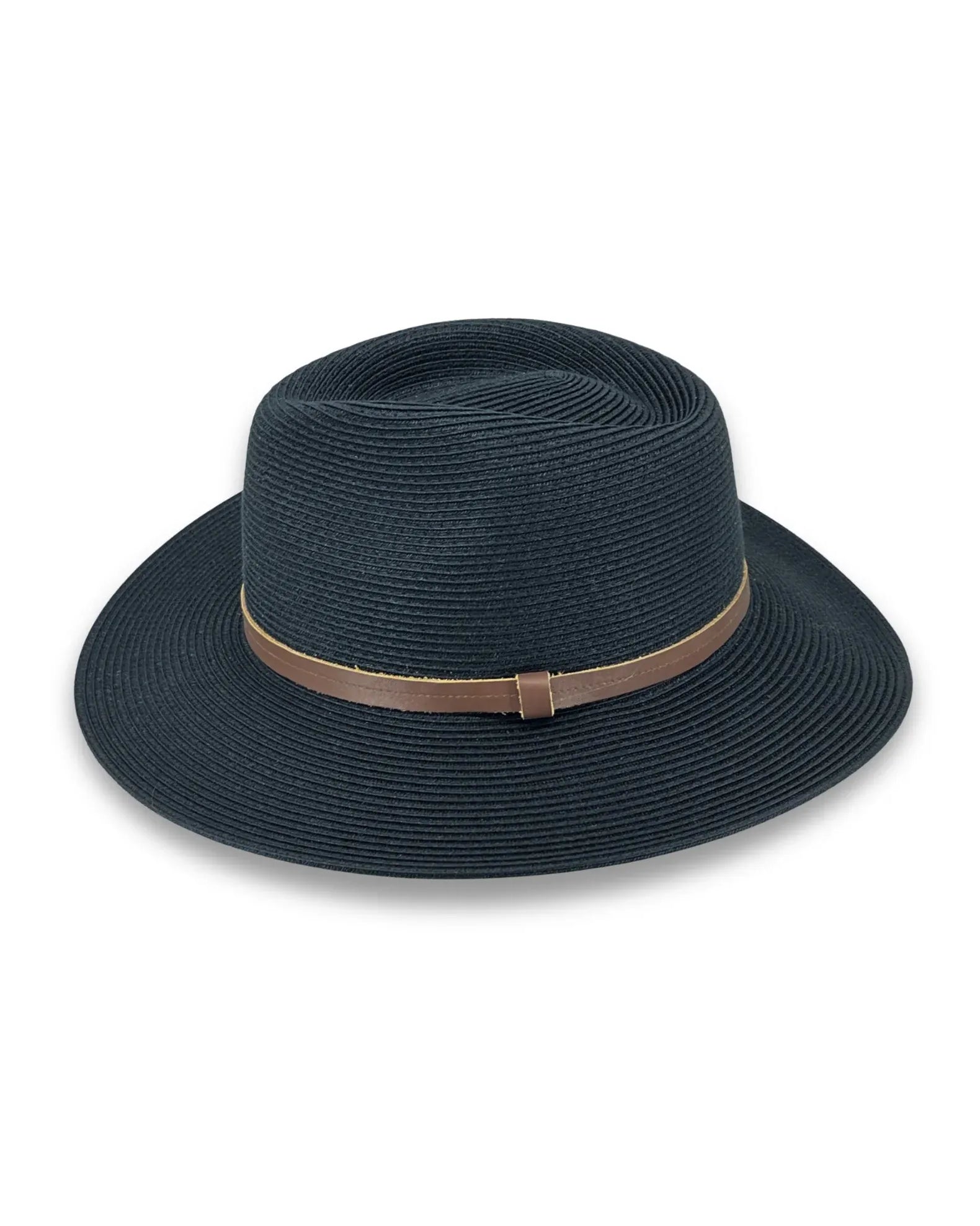 Rigon Headwear Morgan Fedora Rigon Headwear Francesca Sou'Wester Hat - Ivory Splash Swimwear Hats Black / M/L (58 cm)