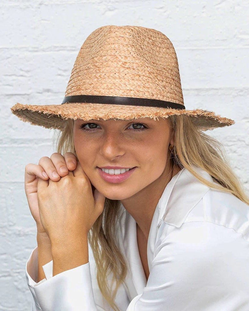 Rigon Headwear Stella Fedora - Natural RL776 Splash Swimwear M/L (58cm) 9328897037635