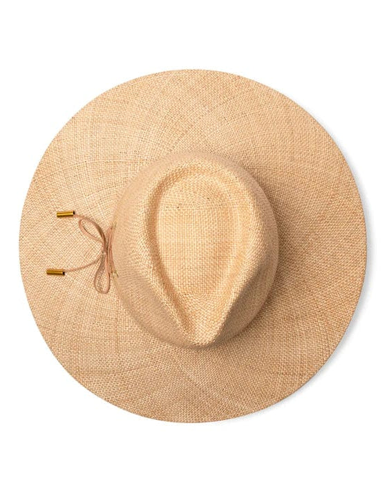 Rigon Headwear Tina M Madrid Fedora - Natural TM580A Before Dark Flexibraid Hat Splash Swimwear M/L (58cm) 9328897038304