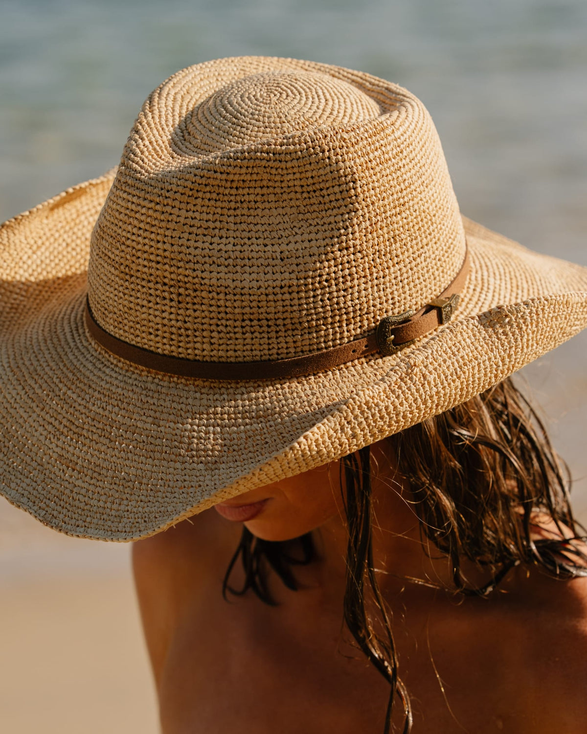 Rigon Headwear Tina M Riviera Fedora - Natural TM698A Tina M Riviera Fedora - Natural Splash Swimwear Hats M/L (58cm) 9328897035594