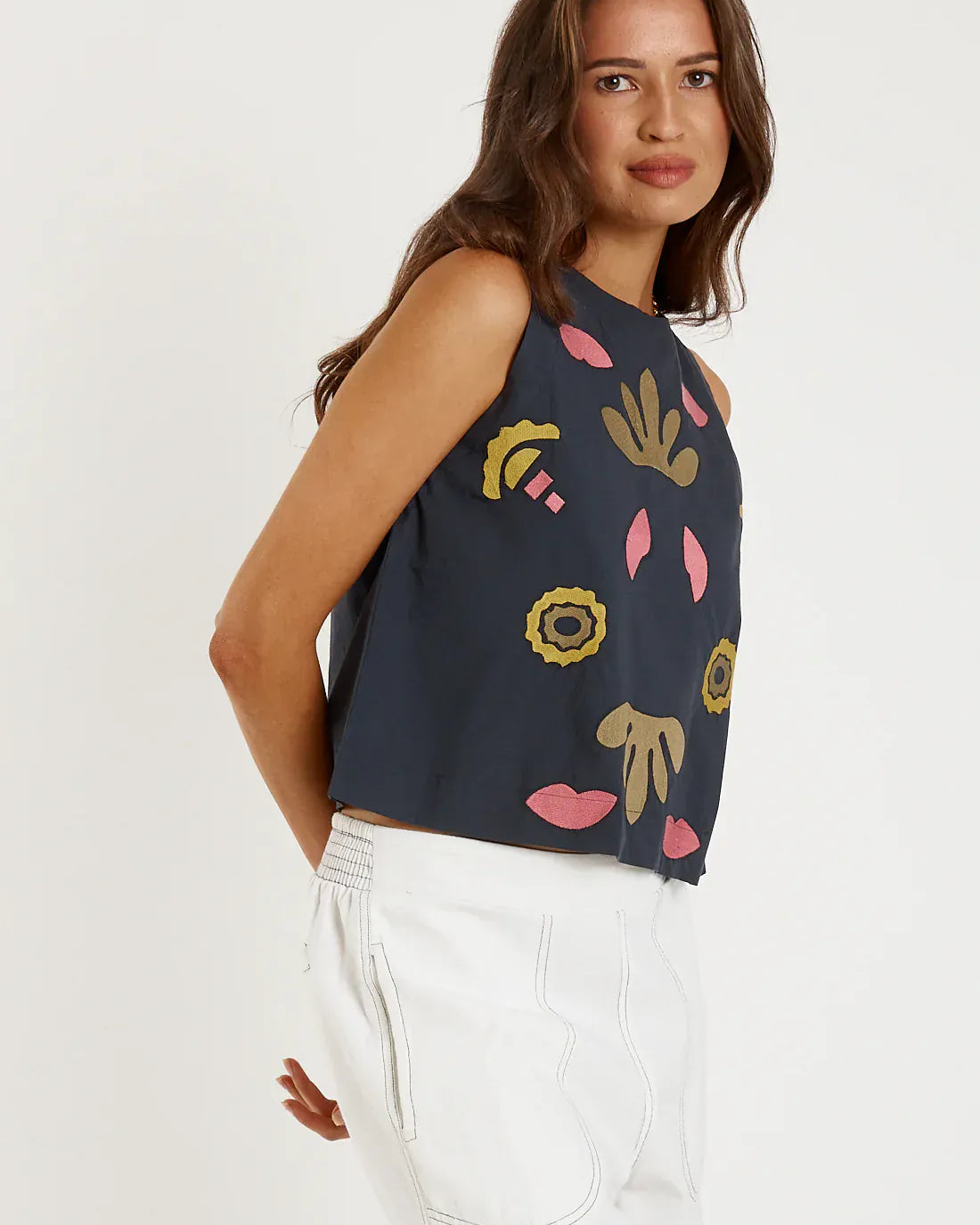 Rubyyaya Monoki Tank - Black Monoki Tank - Black Splash Swimwear