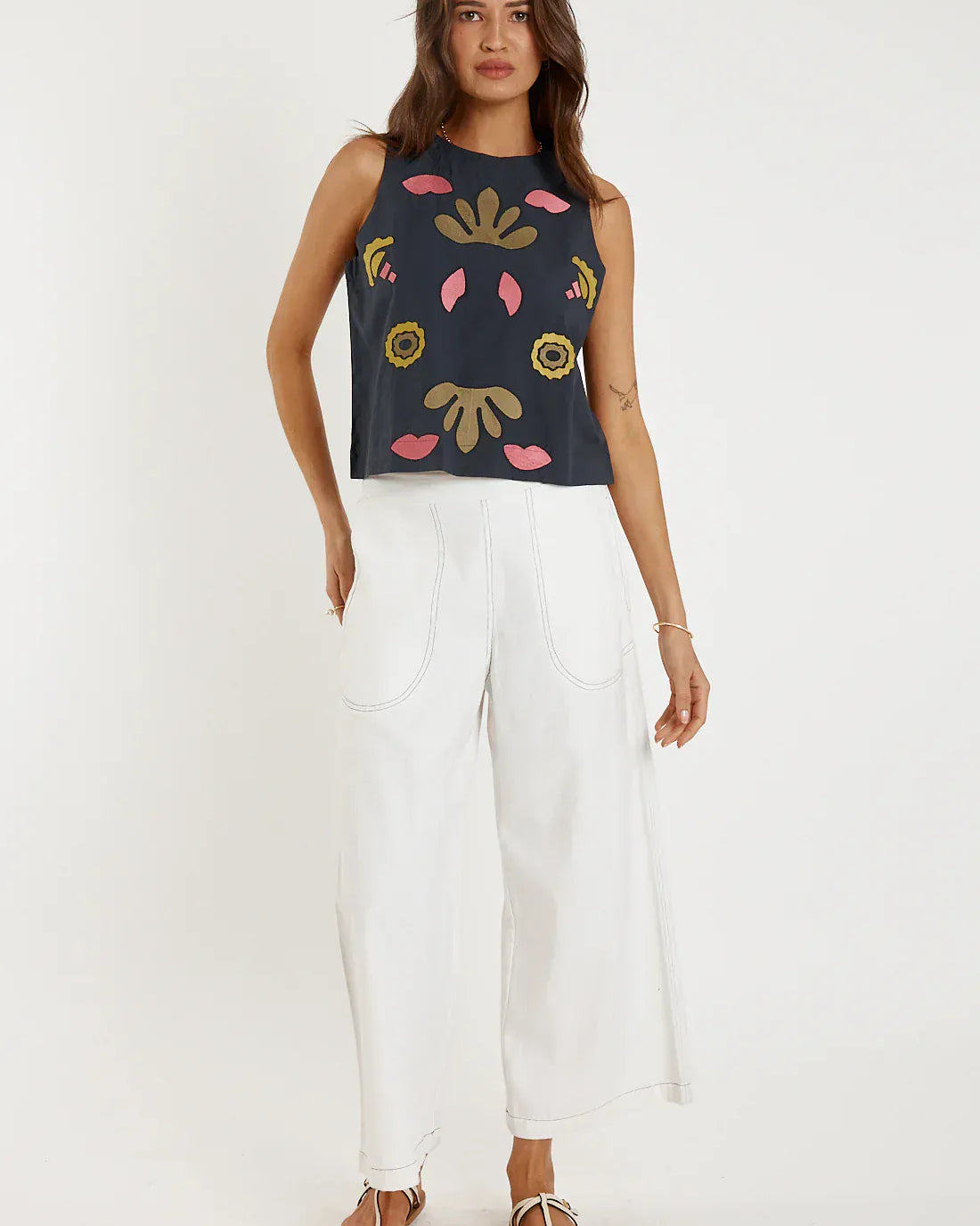 Rubyyaya Monoki Tank - Black Monoki Tank - Black Splash Swimwear