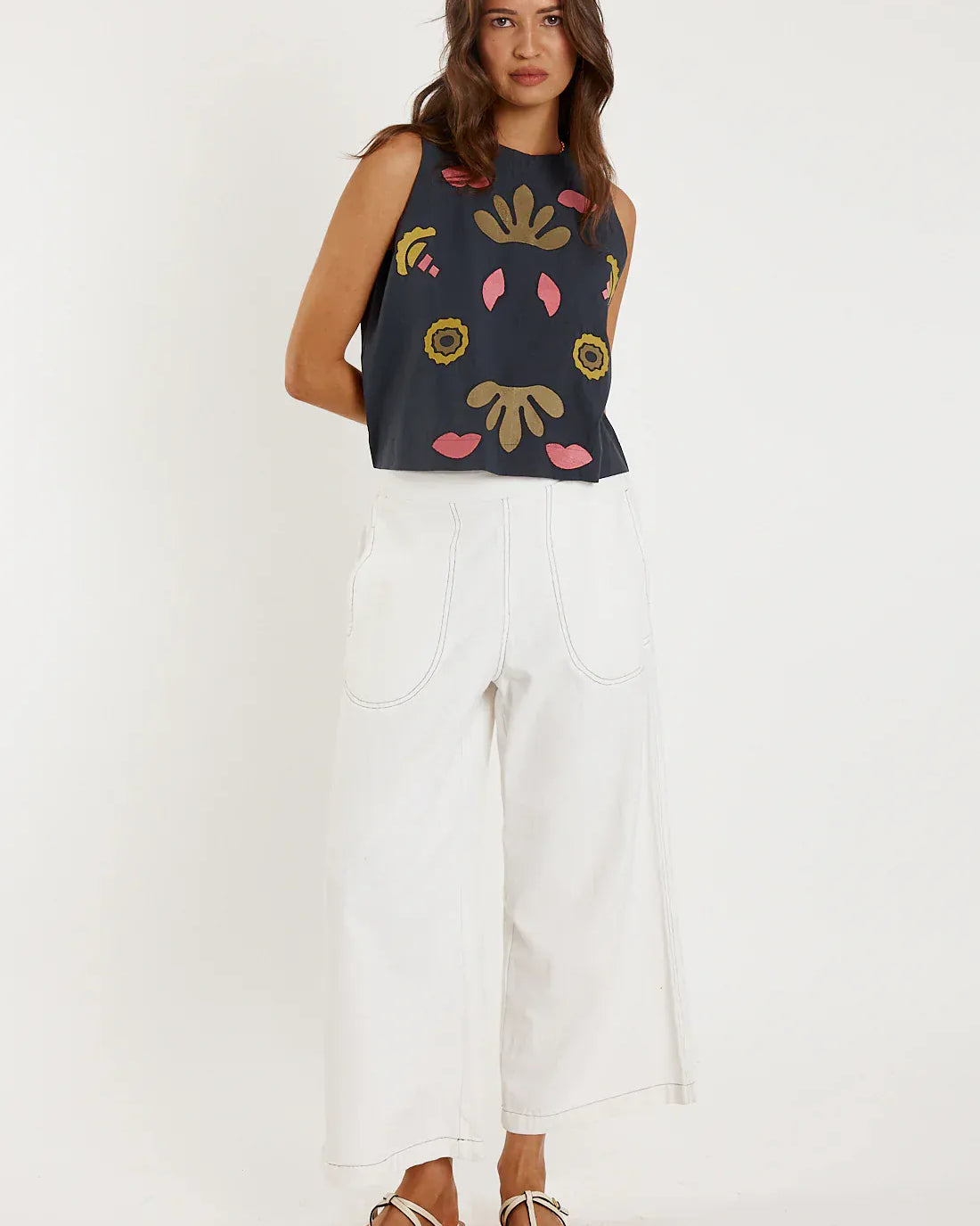 Rubyyaya Monoki Tank - Black Monoki Tank - Black Splash Swimwear