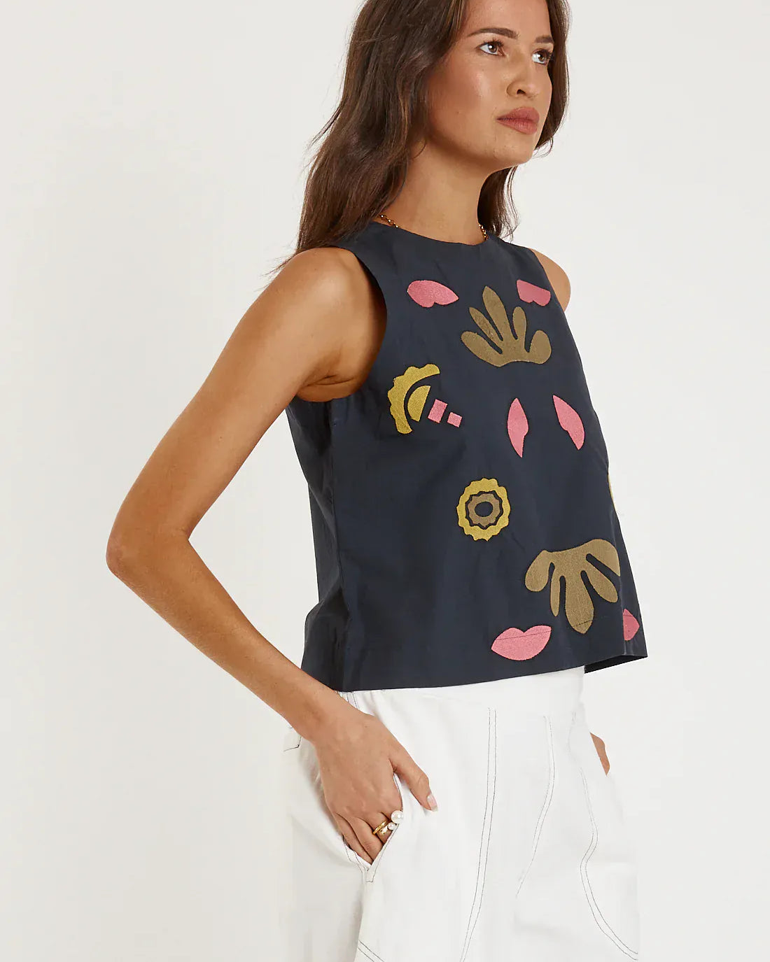 Rubyyaya Monoki Tank - Black Monoki Tank - Black Splash Swimwear