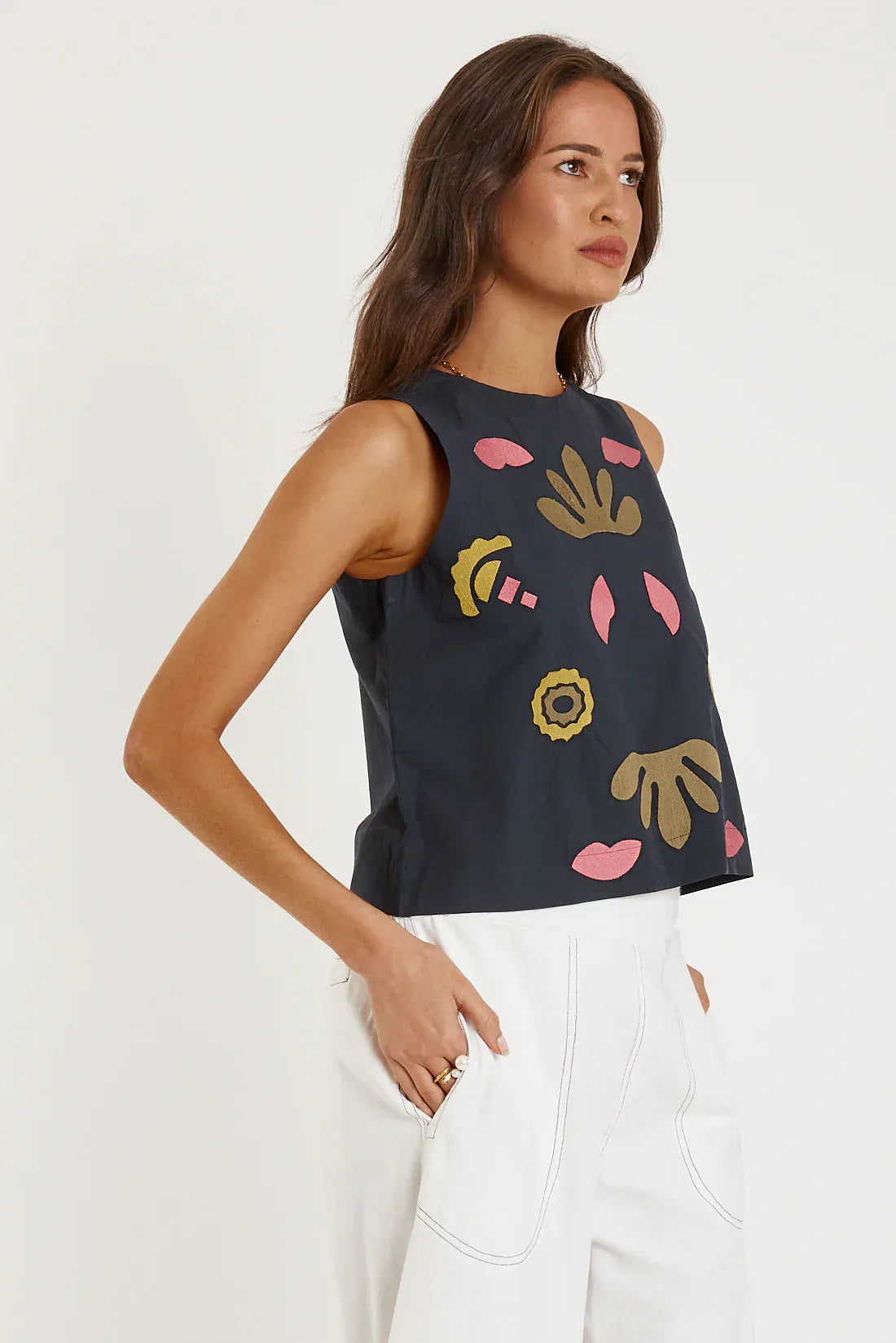 Rubyyaya Monoki Tank - Black Monoki Tank - Black Splash Swimwear