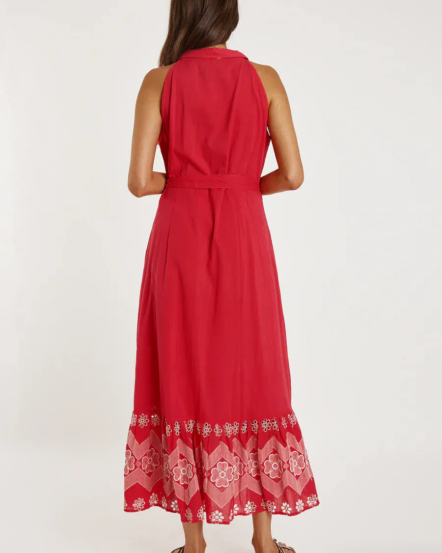 Rubyyaya Rubyyaya Ravello Maxi Watermelon Robyyaya Nouveau Maxi - Pink Splash Swimwear