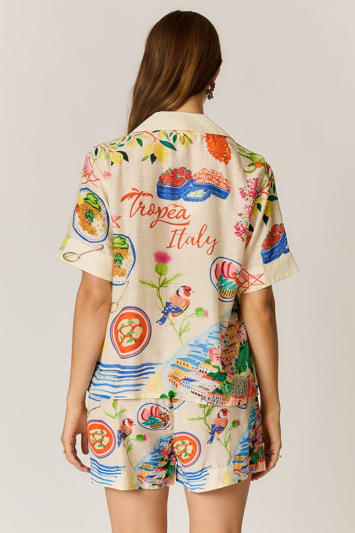 Rubyyaya Rubyyaya Tropea Shirt Rubyyaya Tropea Shirt Splash Swimwear Clothing