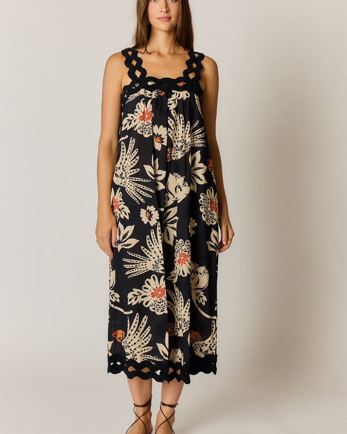 Rubyyaya Rubyyaya Tucan Strap Midi Dress - Black Rubyyaya Tucan Strap Midi Dress - Black Splash Swimwear Dresses