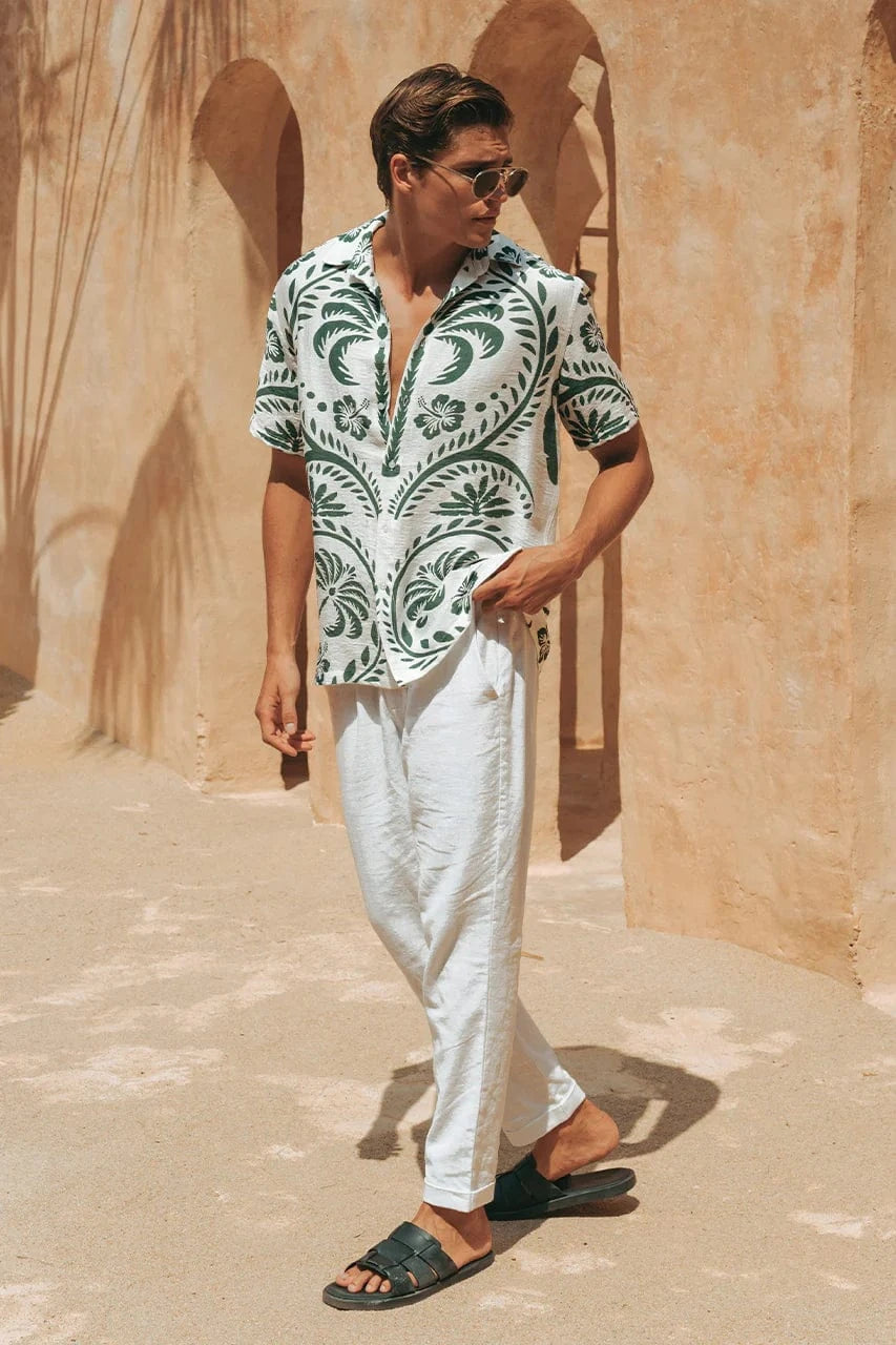 Runaway The Label Giorgio Shirt - Khaki Giorgio Shirt - Khaki Splash Swimwear Clothing