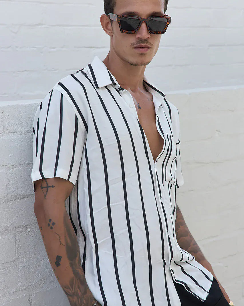 Runaway The Label Runaway The Label Elijah Shirt Runaway The Label Elijah Shirt Splash Swimwear Mens Shirt