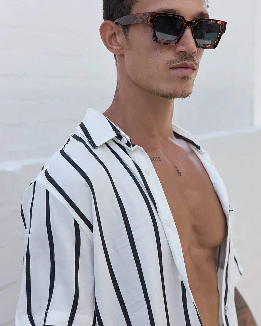 Runaway The Label Runaway The Label Elijah Shirt Runaway The Label Elijah Shirt Splash Swimwear Mens Shirt